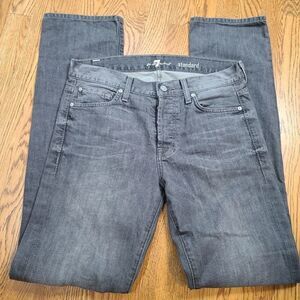 7 For All Mankind Button fly Gray